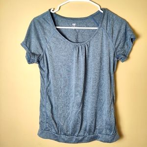 Gray H&M Sport workout shirt, size M